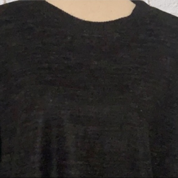 CHERISH CHARCOAL DETAILED BRUSHED KNIT TOP - Picture 4 of 9